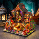 Румбокс магический дом конструктор DIY House ES015-B Magic Forest сборный румбокс с куполом