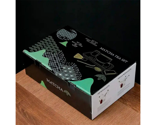 Набор Mavanto 5456 для приготовления чая матча 7 предметов Light Green