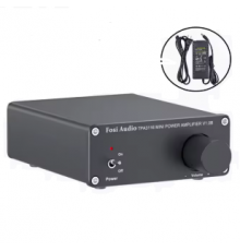 Підсилювач звуку Fosi Audio V1.0 black+ блок живлення 19V, 2x50W