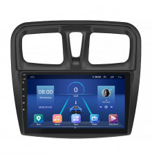 Штатная магнитола Lesko для Dacia Sandero II Рестайлинг ver 3 2016-2020 экран 10" 2/32Gb 4G Wi-Fi GPS Top