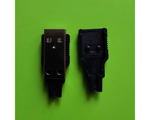 USB роз'єм під пайку black