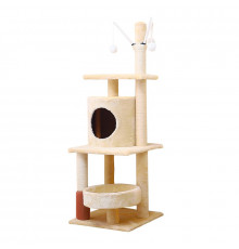 Когтеточка Taotaopets Y0006 лежак с игрушками для кота 115 см
