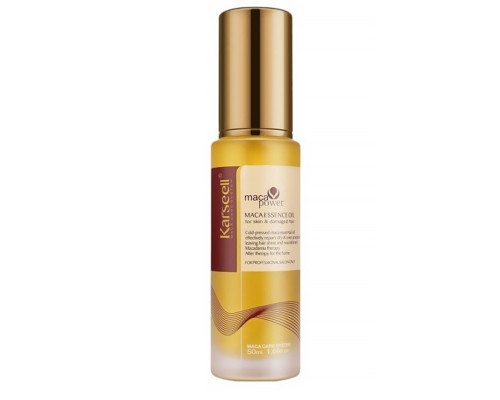 Аргановое масло Karseell Мaca Essence Oil сыворотка для восстановления поврежденных волос 50 мл