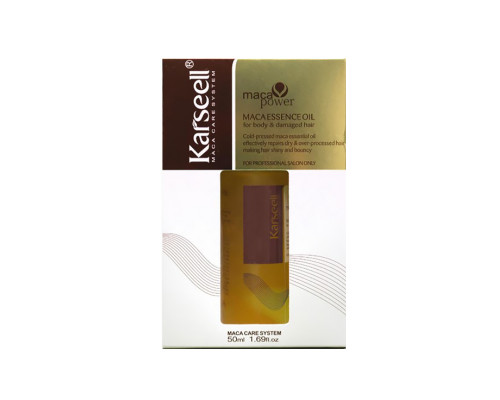 Аргановое масло Karseell Мaca Essence Oil сыворотка для восстановления поврежденных волос 50 мл