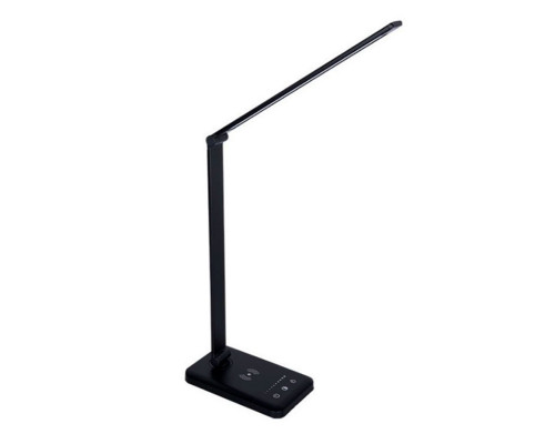 Настольная LED лампа M856 светодиодная с беспроводной зарядкой Black