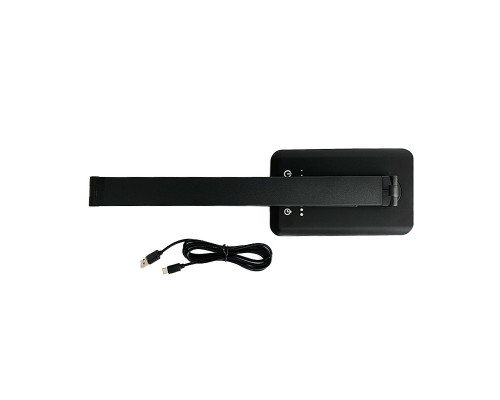 Настольная LED лампа M856 светодиодная с беспроводной зарядкой Black