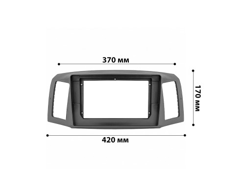 Переходная рамка Jeep Grand Cherokee 2005-2007 (7837) 10,1"