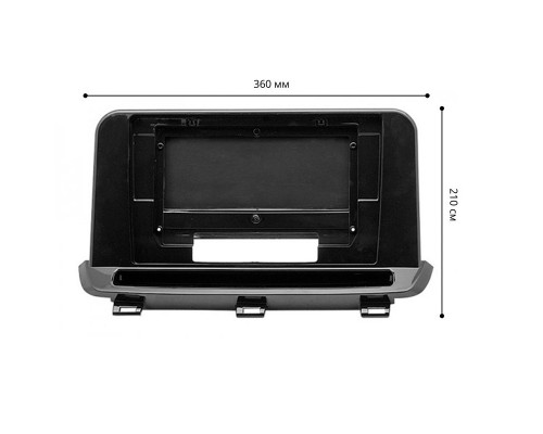 Переходная рамка Nissan X-Trail 2021+ (7563) 10.1"