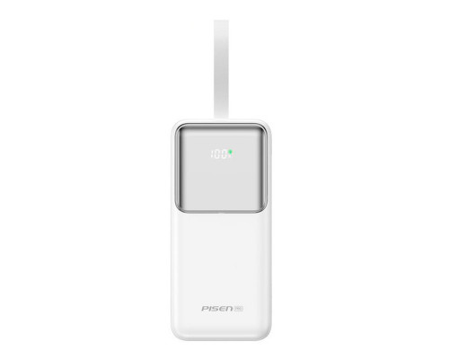 УМБ Повербанк Pisen Quick 27000 mAh 65W Smart Chip Quick Charging (TP-D126) White