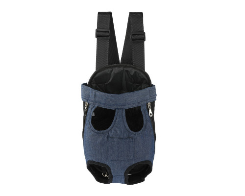 Рюкзак- кенгуру для животных SY210814 Dark Blue с карманом M