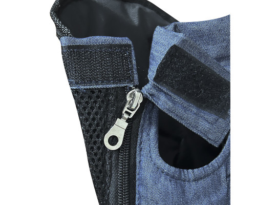 Рюкзак- кенгуру для животных SY210814 Dark Blue с карманом M