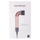 Фен стайлер Super Hairdryer мультистайлер 1600 Вт прилад для волосся з холодним гарячим повітрям 4 насадки Рожевий HP-3P
