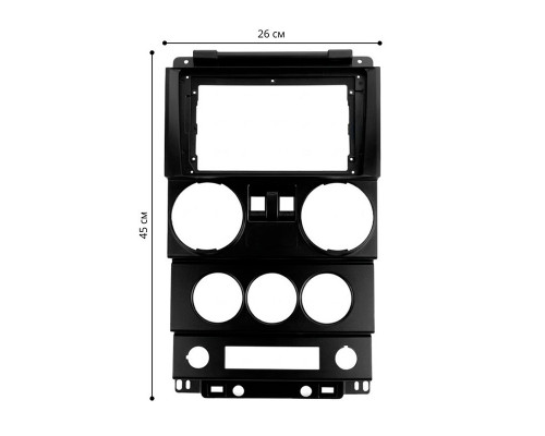 Переходная рамка Jeep Wrangler 2007-2010 (2 doors) (7141) 9"