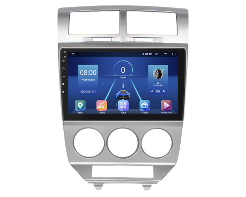 Штатная магнитола Lesko для Dodge Caliber I 2006-2009 экран 10" 4/64Gb 4G Wi-Fi GPS Top