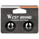 Заглушки в руль West Biking YP0804058 Black