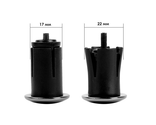Заглушки в руль West Biking YP0804058 Black