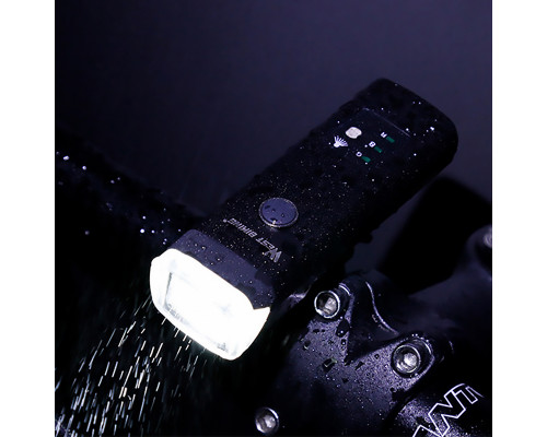 Фара велосипедная West Biking HJ-047 0701166 метал Black