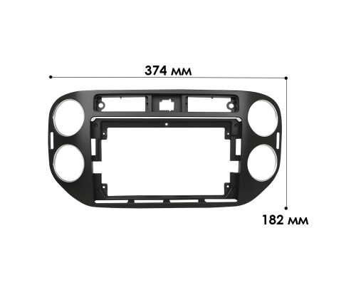 Переходная рамка 9" Lesko для Volkswagen Tiguan 2008-2016 Golf Plus 2005-2014 (1747) Фольксваген