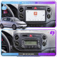 Штатная магнитола Lesko для Volkswagen Golf Plus I 2005-2009 экран 9" 4/64 QLED CarPlay 4G Wi-Fi GPS 360 Prime