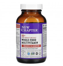 Мультивітаміни для жінок 55+, Every Woman's 55+ Multivitamin, New Chapter, 1 на день, 72 вегетаріанських таблеток