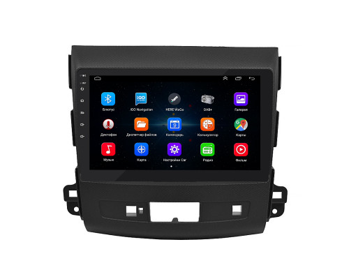 Штатная магнитола Lesko для Citroen C-Crosser  2007-2013 экран 9" 1/16Gb Wi-Fi GPS Base