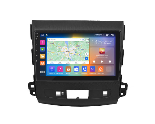 Штатная магнитола Lesko для Citroen C-Crosser  2007-2013 экран 9" 2/32Gb CarPlay 4G Wi-Fi GPS Prime