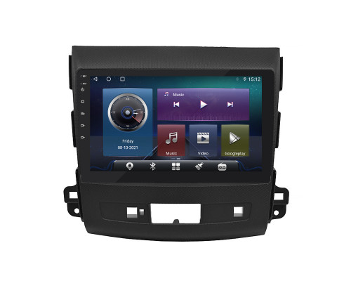 Штатная магнитола Lesko для Citroen C-Crosser  2007-2013 экран 9" 4/64Gb 4G Wi-Fi GPS Top