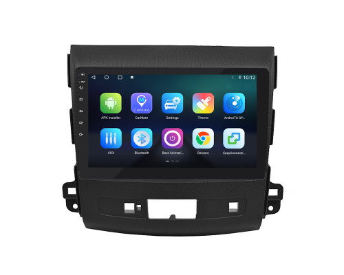 Штатная магнитола Lesko для Citroen C-Crosser  2007-2013 экран 9" 4/64Gb 4G Wi-Fi GPS Top