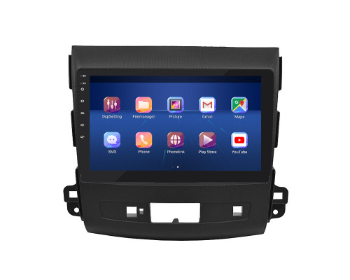 Штатная магнитола Lesko для Citroen C-Crosser  2007-2013 экран 9" 6/128Gb 4G Wi-Fi GPS Top