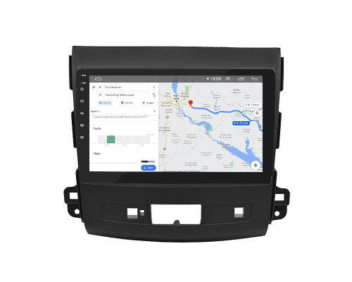 Штатная магнитола Lesko для Peugeot 4007  2007-2012 экран 9" 2/32Gb Wi-Fi GPS Base