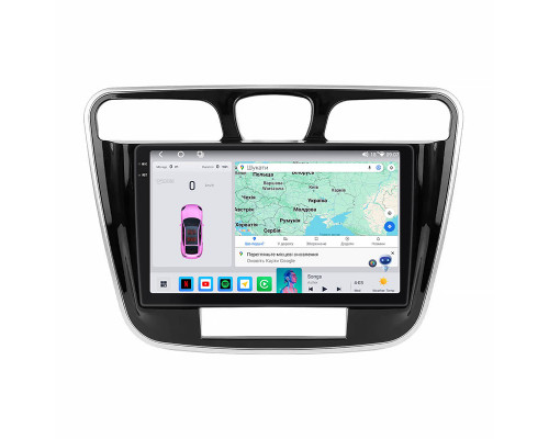 Штатная магнитола Lesko для Chrysler 200 I 2010-2014 экран 9" 4/64 QLED CarPlay 4G Wi-Fi GPS 360 Prime