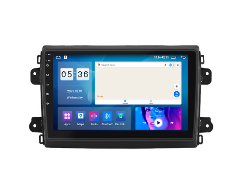 Штатная магнитола Lesko для Fiat Ducato ІII Рестайлинг 2 2021-н.в экран 9" 4/64Gb CarPlay 4G Wi-Fi GPS Prime