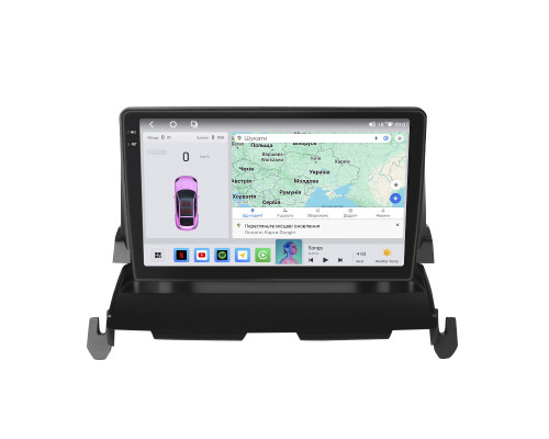 Штатная магнитола Lesko для Dodge Journey I 2007-2011 экран 9" 4/64 QLED CarPlay 4G Wi-Fi GPS 360 Prime