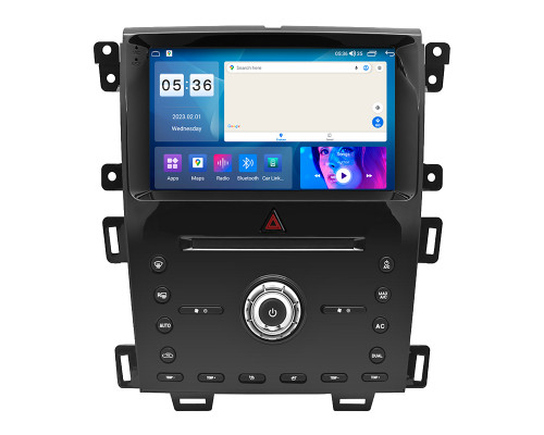 Штатная магнитола Lesko для Ford Edge I Рестайлинг 2010-2014 экран 9" 2/32Gb CarPlay 4G Wi-Fi GPS Prime