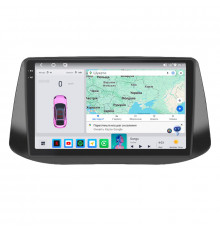 Штатная магнитола Lesko для Hyundai i30 III 2017-2018 экран 9" 4/64 QLED CarPlay 4G Wi-Fi GPS 360 Prime