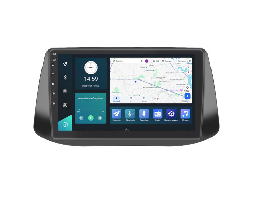 Штатная магнитола Lesko для Hyundai i30 III 2017-2018 экран 9" 4/32Gb 4G Wi-Fi GPS Top
