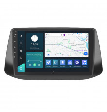 Штатная магнитола Lesko для Hyundai i30 III 2017-2018 экран 9" 4/64Gb 4G Wi-Fi GPS Top