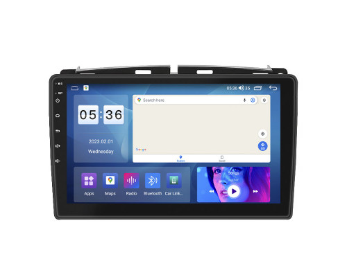 Штатная магнитола Lesko для Fiat 500 II Рестайлинг 2015-н.в. экран 9" 4/64Gb CarPlay 4G Wi-Fi GPS Prime