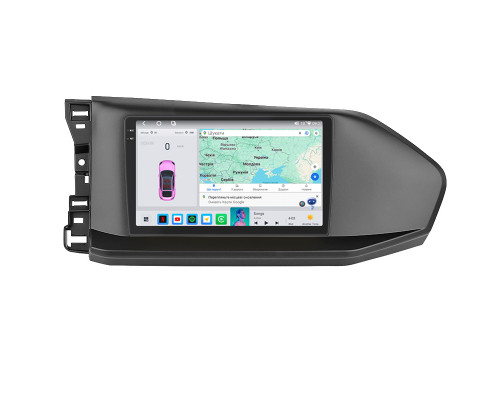 Штатная магнитола Lesko для Volkswagen Caddy V 2020-н.в. экран 9" 4/64 QLED CarPlay 4G Wi-Fi GPS 360 Prime