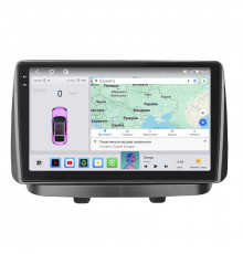 Штатная магнитола Lesko для Fiat Doblo I 2000-2005 экран 10" 4/64 QLED CarPlay 4G Wi-Fi GPS 360 Prime