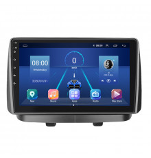 Штатная магнитола Lesko для Fiat Doblo I 2000-2005 экран 10" 4/32Gb 4G Wi-Fi GPS Top