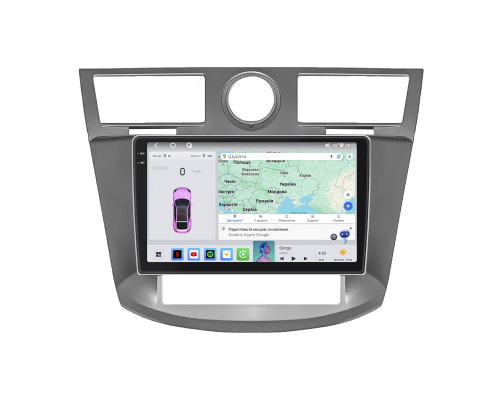 Штатная магнитола Lesko для Chrysler Sebring III 2006-2010 экран 9" 4/64 QLED CarPlay 4G Wi-Fi GPS 360 Prime
