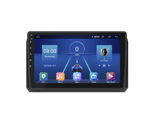 Штатная магнитола Lesko для Fiat Croma II 2005-2008 экран 9" 4/64Gb 4G Wi-Fi GPS Top