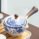 Дорожный набор для чайной церемонии керамический Blue+White