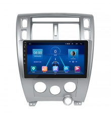 Штатная магнитола Lesko для Hyundai Tucson I 2004-2010 экран 10" 4/64Gb 4G Wi-Fi GPS Top
