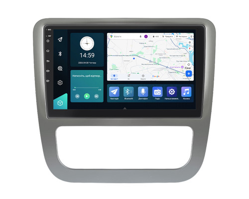Штатная магнитола Lesko для Volkswagen Scirocco III 2008-2014 экран 9" 4/32Gb 4G Wi-Fi GPS Top