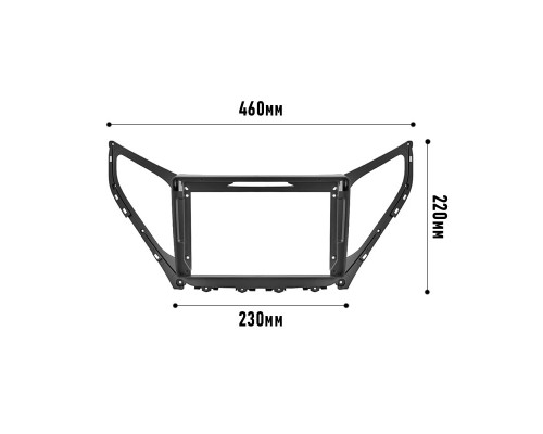 Переходная рамка Hyundai Grandeur Azera 2015-2017 (4453) 9"