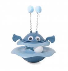 Игрушка Taotaopets 014435 для кота интелектуальная Неваляшка Dark Blue