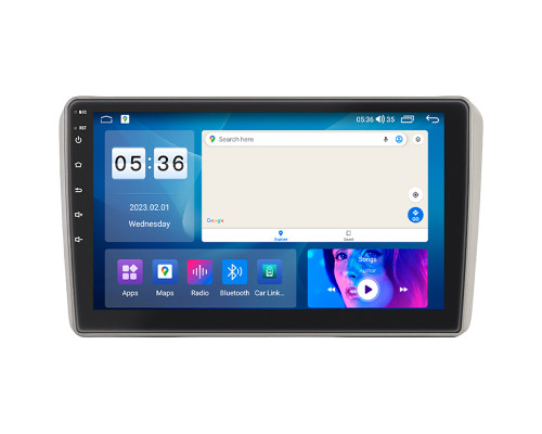 Штатная магнитола Lesko для Hyundai Getz I Рестайлинг ver. 2 2005-2011 экран 9" 2/32Gb CarPlay 4G Wi-Fi GPS Prime