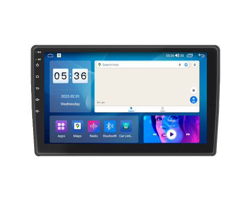 Штатная магнитола Lesko для Hyundai i40 I Рестайлинг 2015-2019 экран 9" 2/32Gb CarPlay 4G Wi-Fi GPS Prime